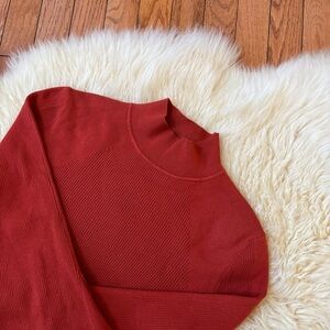 Banana Republic Rustic Orange Ribbed Sweater